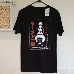 NWT Men's/Women Black Ramen Shop Graphic T-Shirt
